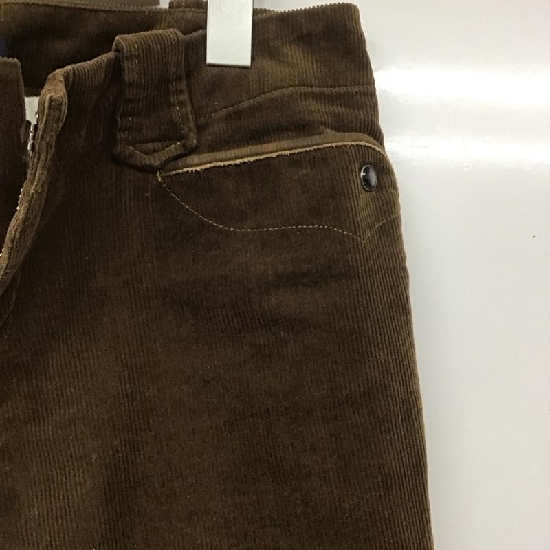 ラルフローレン RALPHLAUREN パンツ スラックス コーデュロイパンツ スリムパンツ ストレートパンツ カジュアルパンツ 無地 茶 / ブラウン /  レディース USED 古着 中古 10109257