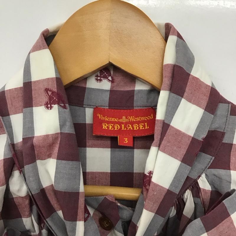 ヴィヴィアン ウエストウッド レッドレーベル Vivienne Westwood red label シャツ、ブラウス 長袖 長袖シャツ チェックシャツ カラーシャツ 3 チェック マルチカラー / マルチカラー /  レディース USED 古着 中古 10142480