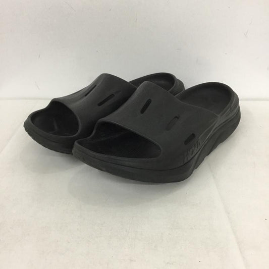 ホカ HOKA サンダル サンダル リカバリーサンダル M11 ロゴ、文字 黒 / ブラック /  メンズ USED 古着 中古 10139071