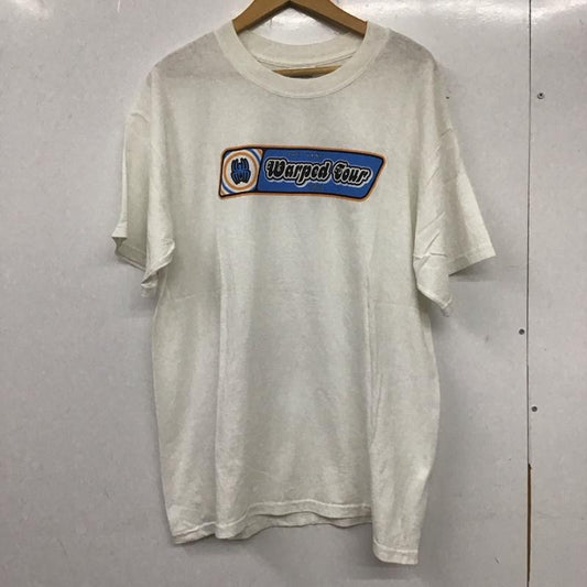 ギルダン GILDAN Tシャツ 半袖 半袖カットソー プリントTシャツ クルーネックカットソー vans warped tour 2001 L ロゴ、文字 白 / ホワイト /  メンズ USED 古着 中古 10137160