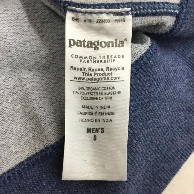 パタゴニア patagonia トレーナー 長袖 39423FA15 S プリント 青 / ブルー /  メンズ USED 古着 中古 10141442