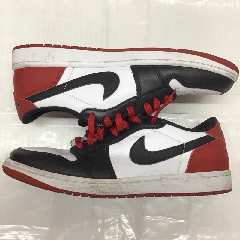 ナイキ NIKE スニーカー スニーカー CZ0790-106 AIR JORDAN 1 LOW OG 29cm 29.0cm ロゴ、文字 白 / ホワイト / X 黒 / ブラック / X 赤 / レッド /  メンズ USED 古着 中古 10113418