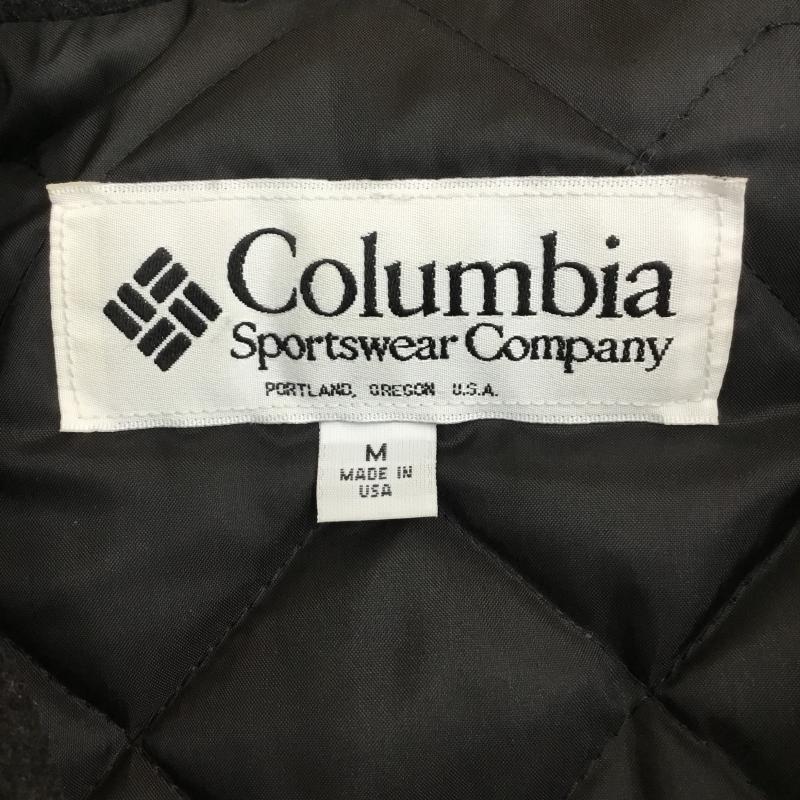 コロンビア Columbia ジャケット、上着 ジャケット、ブレザー フリースジャケット　PU6210 M ロゴ、文字 黒 / ブラック /  メンズ USED 古着 中古 10141052