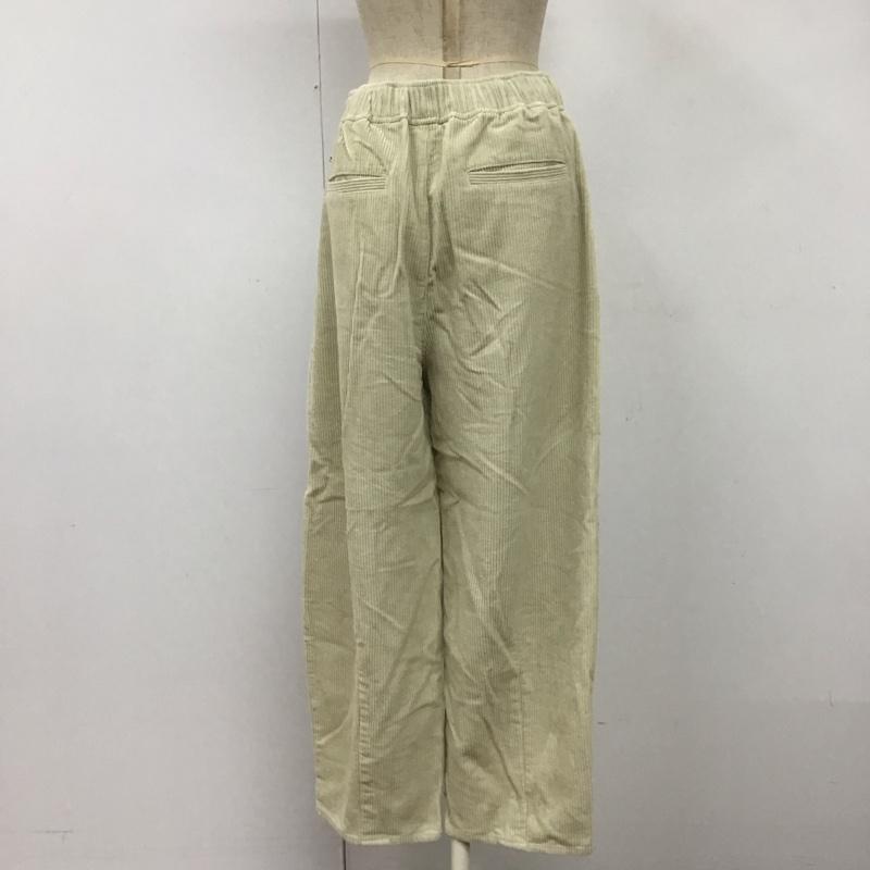 フリークスストア FREAK S STORE パンツ ワークパンツ、ペインターパンツ ワイドパンツ カジュアルパンツ ワークパンツ コーデュロイパンツ FREE 無地 白 / ホワイト /  レディース USED 古着 中古 10117299