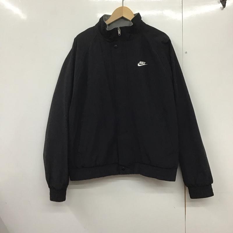 ナイキ NIKE ジャケット、上着 ジャケット、ブレザー fz0657-010 クラブフューチュラジャケット アウター XL ロゴ、文字 黒 / ブラック /  メンズ USED 古着 中古 10142934