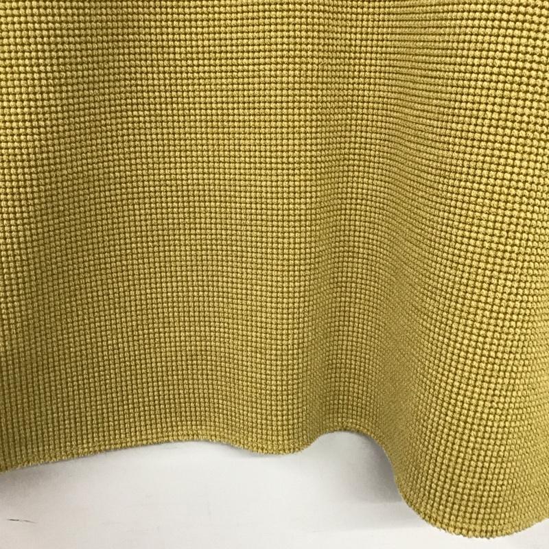 グローバルワーク GLOBAL WORK Tシャツ 半袖 半袖カットソー ワッフルTシャツ クルーネックカットソー S 無地 マスタード / マスタード /  メンズ USED 古着 中古 10143230