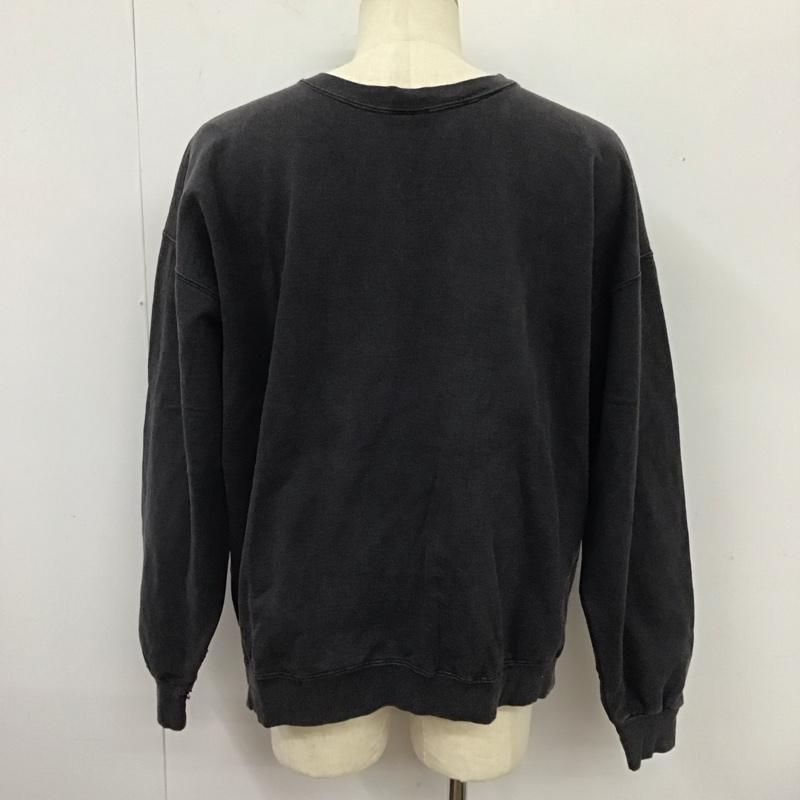 ナイキ NIKE トレーナー 長袖 90年代 スウェット 裏起毛 L ワンポイント 黒 / ブラック /  メンズ USED 古着 中古 10115700