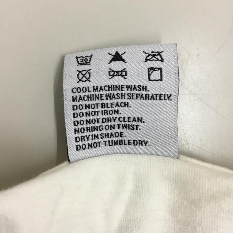 ティーエムティー TMT Tシャツ 半袖 半袖カットソー プリントTシャツ クルーネックカットソー L プリント 白 / ホワイト /  メンズ USED 古着 中古 10116023