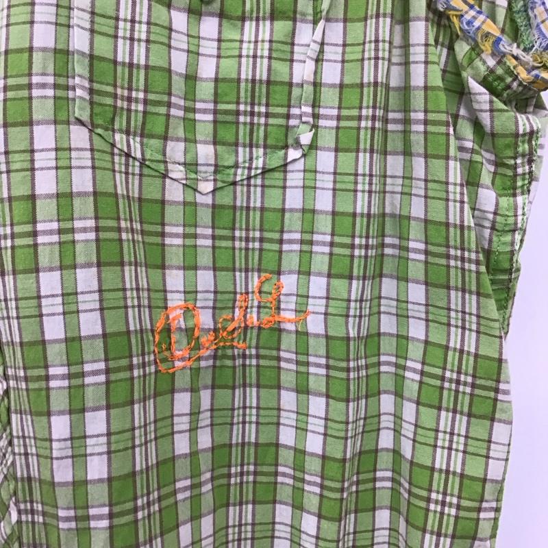 ディーゼル DIESEL シャツ、ブラウス 半袖 ノースリーブシャツ フロントボタン L チェック マルチカラー / マルチカラー /  メンズ USED 古着 中古 10149709