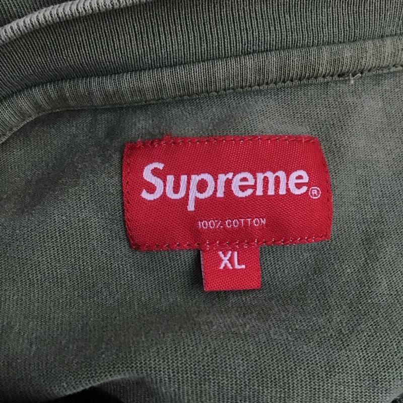 シュプリーム Supreme Tシャツ 半袖 XL 無地 カーキ / カーキ /  メンズ USED 古着 中古 10121765