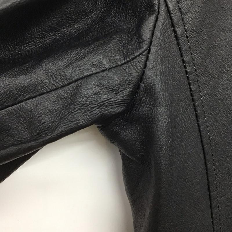 メルローズ MELROSE ジャケット、上着 ジャケット、ブレザー レザージャケット ボタンジャケット アウター 3 無地 黒 / ブラック /  レディース USED 古着 中古 10147186