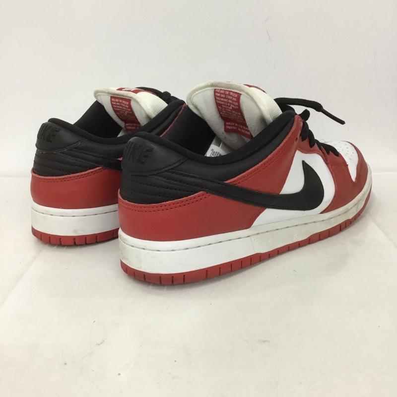 ナイキ NIKE スニーカー スニーカー BQ6817-600 SB DUNK LOW PRO 27cm 箱有 27.0cm ロゴ、文字 白 / ホワイト / X 黒 / ブラック / X 赤 / レッド /  メンズ USED 古着 中古 10132963