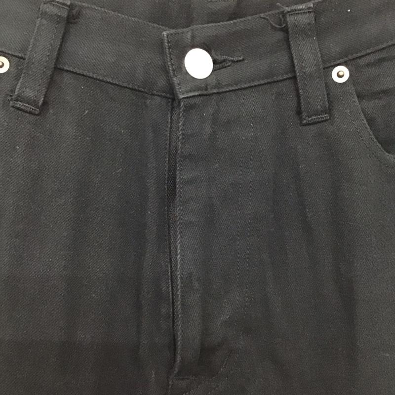 古着 USED パンツ デニム、ジーンズ mb there is a reason for all of the design サルエルパンツ ワイドパンツ L 無地 黒 / ブラック /  メンズ USED 古着 中古 10147462