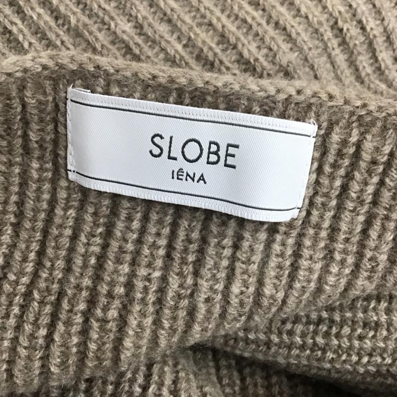 スローブイエナ SLOBE IENA ワンピース ミニスカート 23-040-912-2043-4-0 ニットワンピース ウール 無地 茶 / ブラウン /  レディース USED 古着 中古 10120854