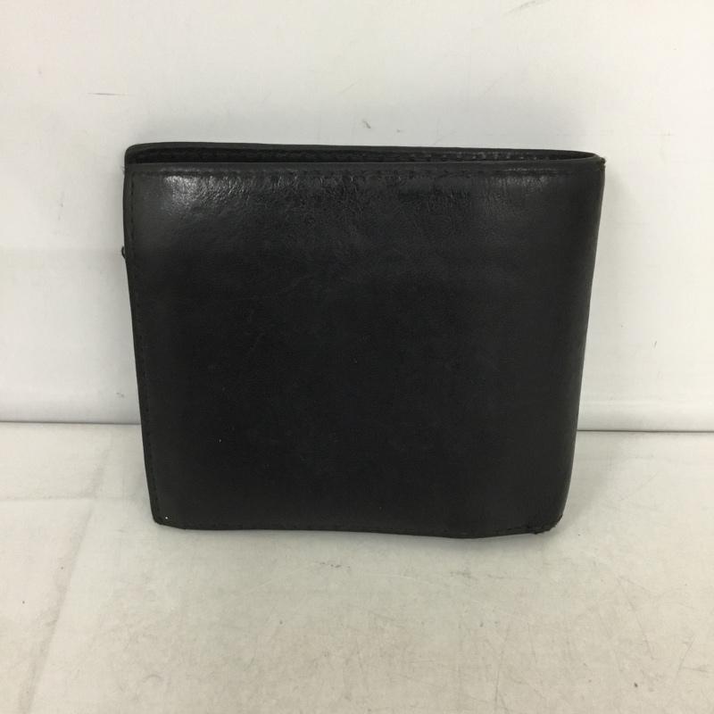 ディーゼル DIESEL 財布 二つ折り ロゴ、文字 黒 / ブラック /  メンズ USED 古着 中古 10136701
