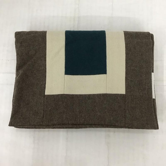 アンユーズド UNUSED マフラー マフラー  茶 / ブラウン / X アイボリー / アイボリー / X 緑 / グリーン /  メンズ USED 古着 中古 10111523