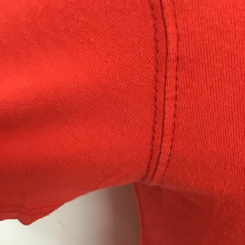 アバクロンビーアンドフィッチ ABERCROMBIE&FITCH Tシャツ 半袖 クルーネック 刺繍 S ロゴ、文字 赤 / レッド /  メンズ USED 古着 中古 10106960