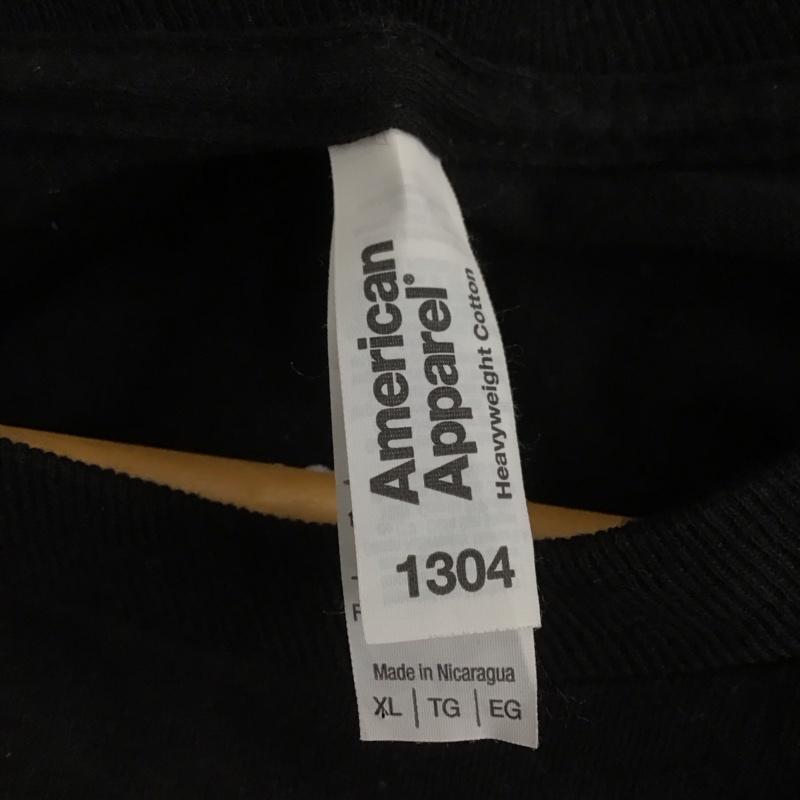 テンダーロイン TENDERLOIN カットソー 長袖 長袖カットソー プリントカットソー クルーネック XL プリント 黒 / ブラック /  メンズ USED 古着 中古 10133080