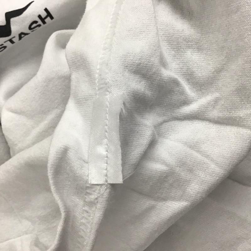 マナスタッシュ MANASTASH Tシャツ 半袖 半袖カットソー プリントTシャツ クルーネックカットソー XL ロゴ、文字 白 / ホワイト /  メンズ USED 古着 中古 10141410