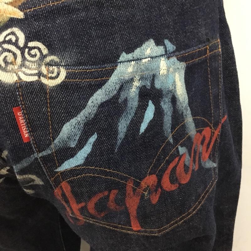 ステュディオ・ダ・ルチザン STUDIO D ARTISAN パンツ デニム、ジーンズ デニムパンツ ストレートパンツ ワイドパンツ カジュアルパンツ ジーンズ 30インチ 無地 インディゴ / インディゴ /  メンズ USED 古着 中古 10109475