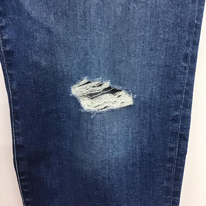 ジーユー GU パンツ デニム、ジーンズ 321-351032 UNDERCOVER スリムダメージジーンズ ストレッチパンツ XL 無地 インディゴ / インディゴ /  メンズ USED 古着 中古 10109844