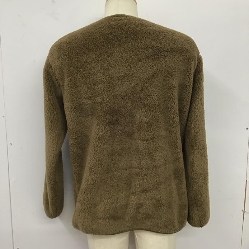 ユニクロ UNIQLO トレーナー 長袖 341-423111 Engineered Garments フリースプルオーバー M 無地 茶 / ブラウン /  メンズ USED 古着 中古 10124468