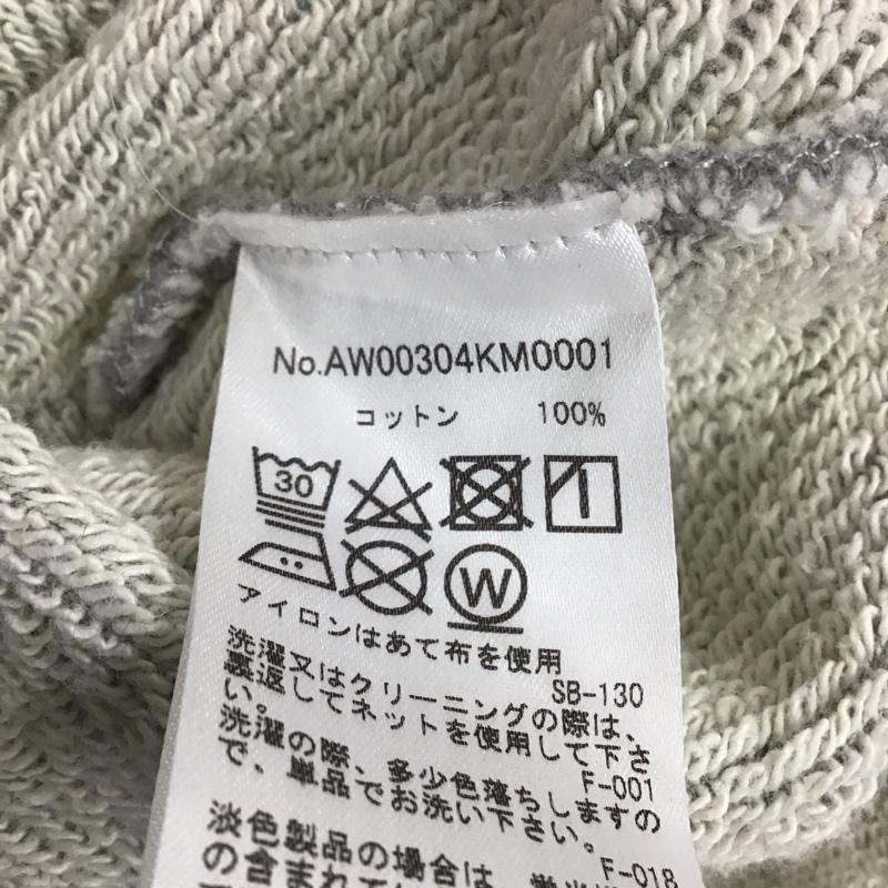 メゾンキツネ MAISON KITSUNE パーカー 長袖 AW00304KM0001 ジップパーカー S 無地 灰 / グレー /  レディース USED 古着 中古 10124032