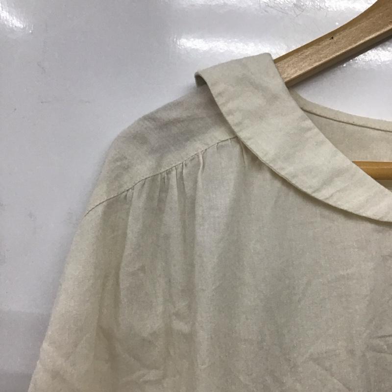 サマンサモスモス Samansa Mos2 シャツ、ブラウス 半袖 半袖シャツ 無地シャツ 丸襟 FREE 無地 白 / ホワイト /  レディース USED 古着 中古 10142696