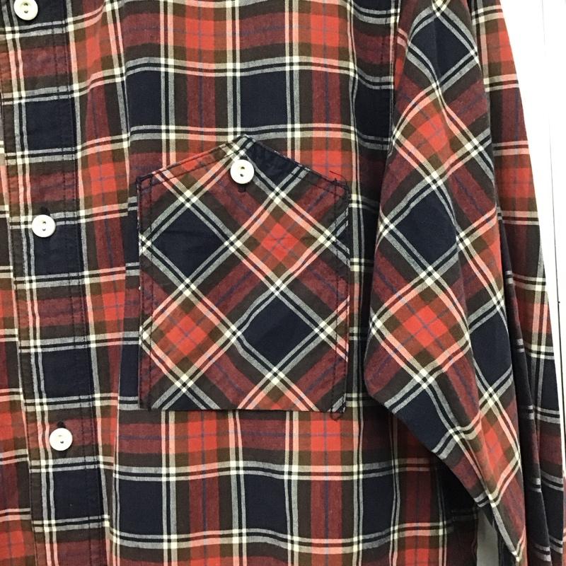 シュガーケーン SUGAR CANE シャツ、ブラウス 長袖 長袖シャツ チェックシャツ カラーシャツ L チェック マルチカラー / マルチカラー /  メンズ USED 古着 中古 10140970