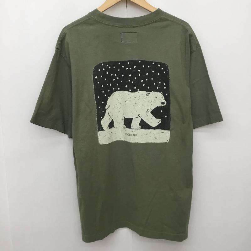 ザ ノースフェイス パープルレーベル THE NORTH FACE PURPLE LABEL Tシャツ 半袖 NT3063N L ロゴ、文字 カーキ / カーキ /  メンズ USED 古着 中古 10151122
