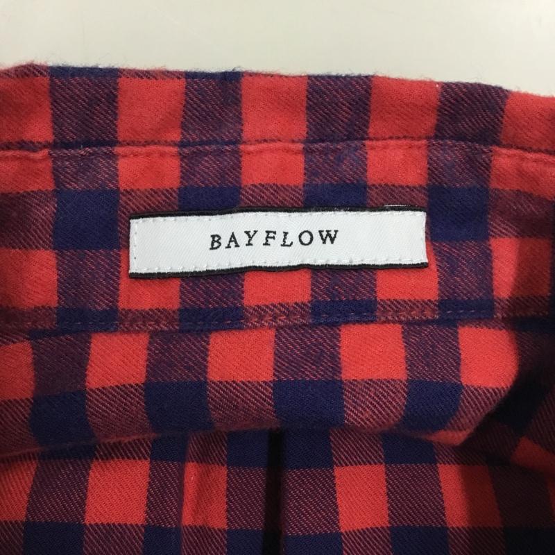 ベイフロー BAYFLOW シャツ、ブラウス 長袖 bw1409nw01 チェックシャツ 長袖シャツ カラーシャツ 2 チェック マルチカラー / マルチカラー /  メンズ USED 古着 中古 10109280
