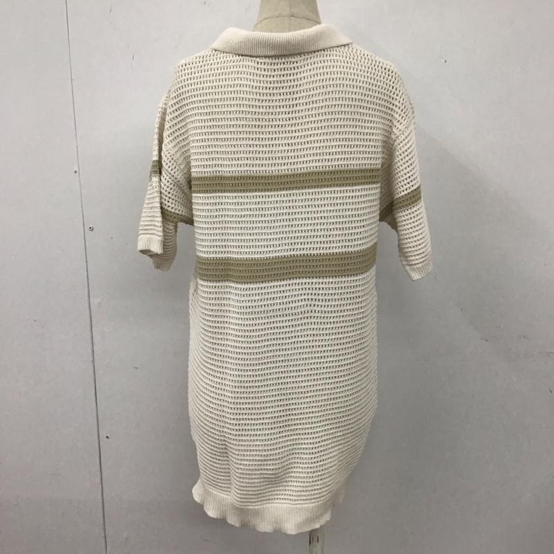 ニコアンド niko and... ポロシャツ 半袖 NKN33677CF L 無地 マルチカラー / マルチカラー /  レディース USED 古着 中古 10109105
