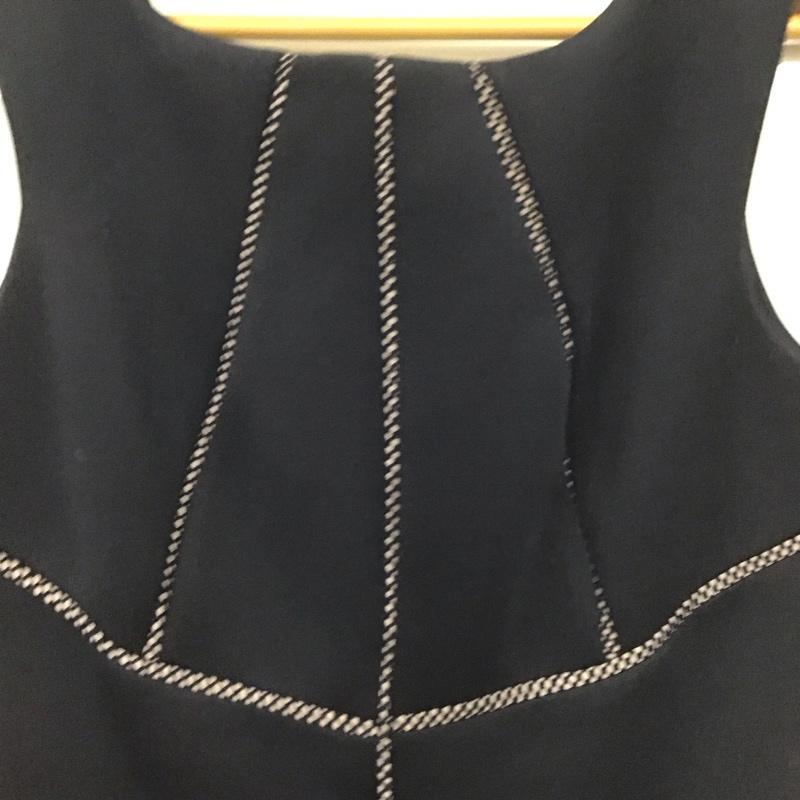 カルバン・クライン Calvin Klein ワンピース ひざ丈スカート 無地 紺 / ネイビー /  レディース USED 古着 中古 10148429
