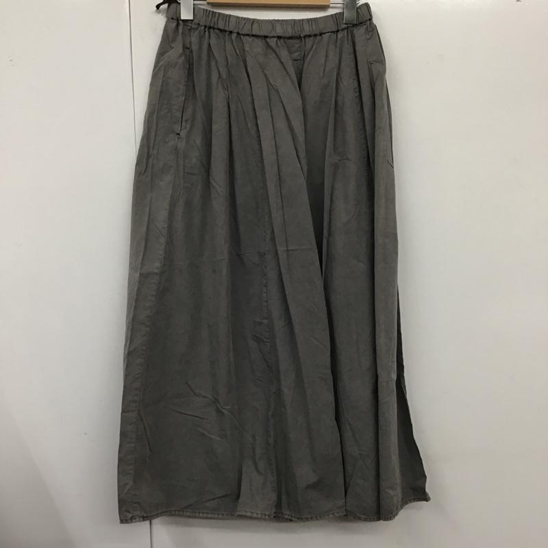 スタディオクリップ studio CLIP スカート ロングスカート FREE 無地 灰 / グレー /  レディース USED 古着 中古 10129768