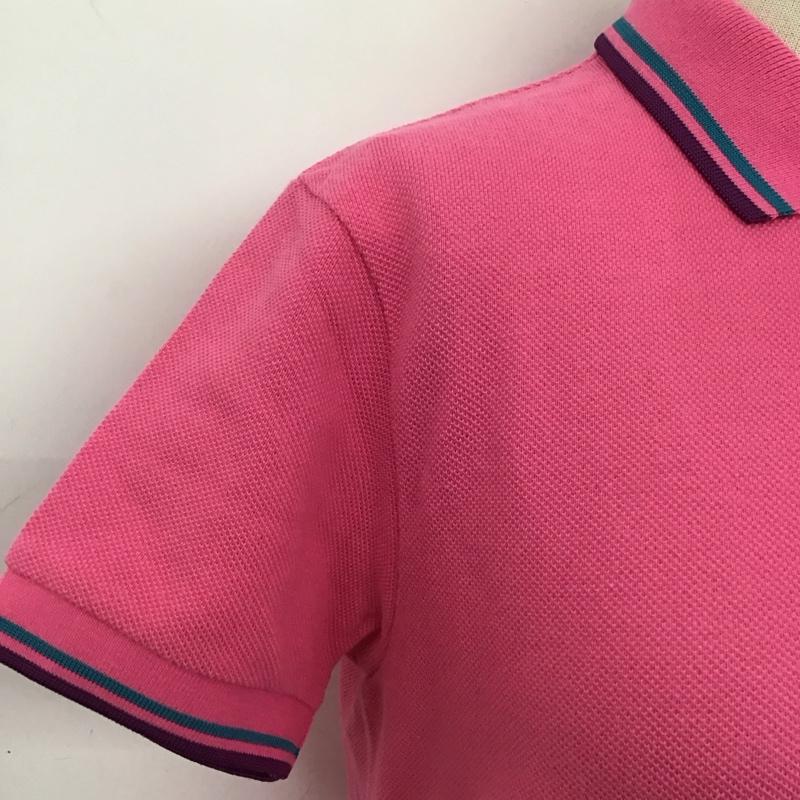 フレッドペリー FRED PERRY ポロシャツ 半袖 F5102 M ワンポイント 桃 / ピンク /  レディース USED 古着 中古 10116157