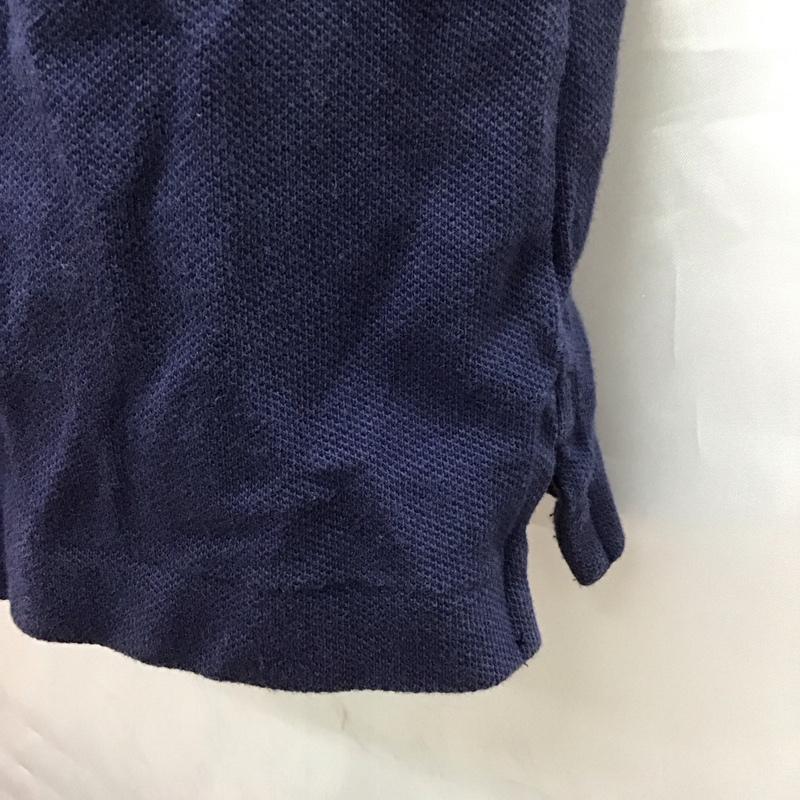 ラルフローレン RALPHLAUREN ポロシャツ 半袖 半袖ポロシャツ カラーシャツ 半袖カットソー XL ロゴ、文字 紺 / ネイビー /  ボーイズ USED 古着 中古 10116930