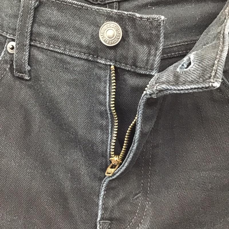 リーバイストラウスアンドコー Levi Strauss & co. パンツ デニム、ジーンズ デニムパンツ スリムパンツ ストレッチパンツ ジーンズ 32インチ 無地 黒 / ブラック /  メンズ USED 古着 中古 10123138