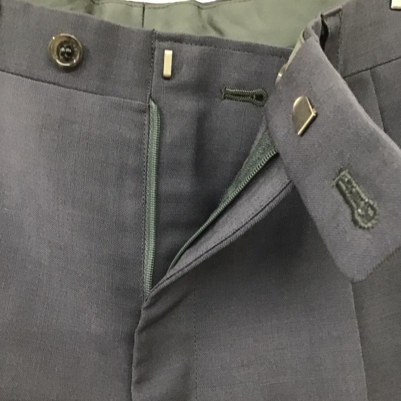 ランバン LANVIN パンツ スラックス スラックス ワイドパンツ カジュアルパンツ ストレートパンツ センタータックパンツ 無地 灰 / グレー /  メンズ USED 古着 中古 10111739