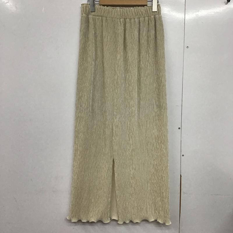 ローリーズファーム LOWRYS FARM スカート ロングスカート FREE 無地 アイボリー / アイボリー /  レディース USED 古着 中古 10144230