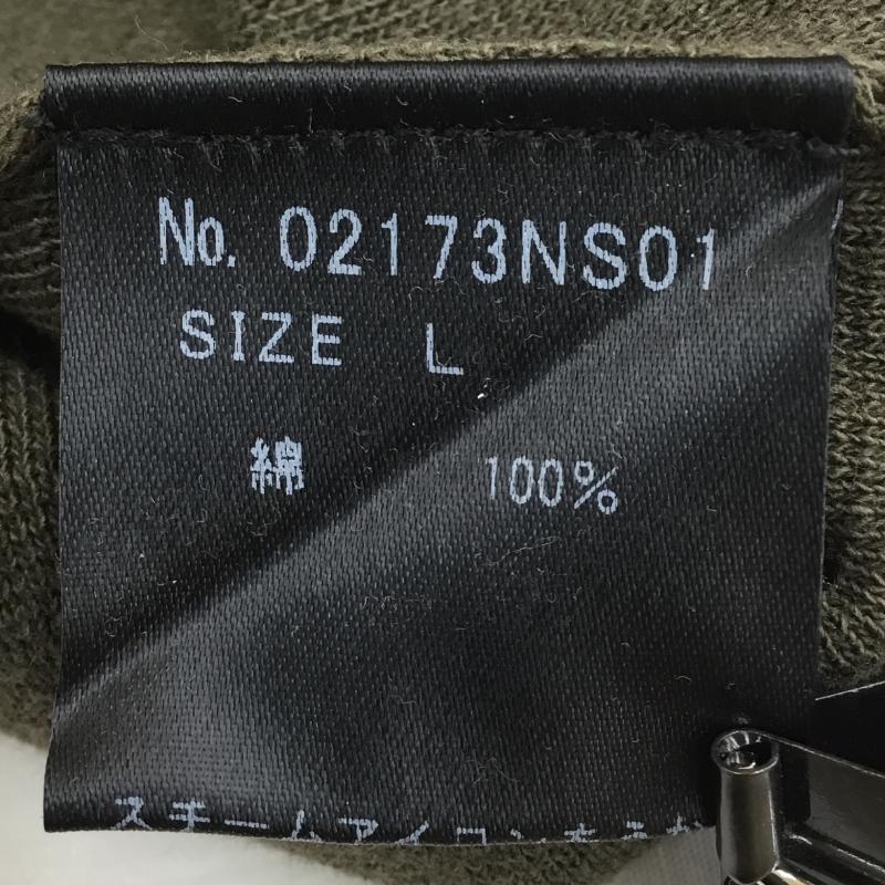 ヒステリックグラマー HYSTERIC GLAMOUR カットソー 長袖 02173NS01 HYSTERIC LEAF L プリント X キャラクター 橙 / オレンジ / X カーキ / カーキ /  メンズ USED 古着 中古 10133489