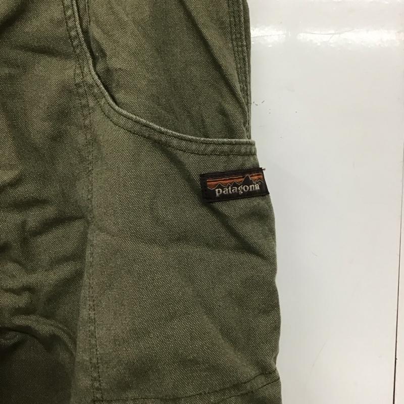 パタゴニア patagonia パンツ デニム、ジーンズ デニムパンツ スリムパンツ カジュアルパンツ 30インチ ロゴ、文字 カーキ / カーキ /  メンズ USED 古着 中古 10145339