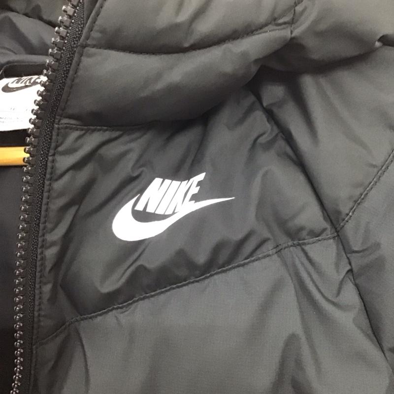 ナイキ NIKE ジャケット、上着 ジャケット、ブレザー CU9157-010 YTH シンセテック フィル フーディ キッズ XS ロゴ、文字 黒 / ブラック /  ボーイズ USED 古着 中古 10131269