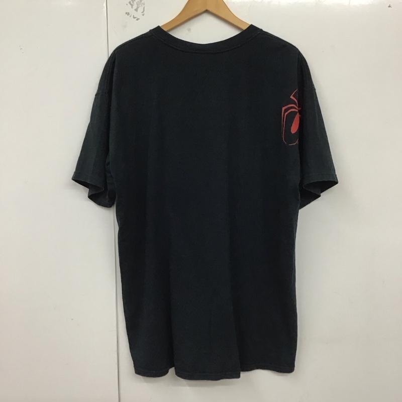 古着 USED Tシャツ 半袖 半袖カットソー プリントTシャツ クルーネックカットソー XL プリント 黒 / ブラック /  メンズ USED 古着 中古 10129821