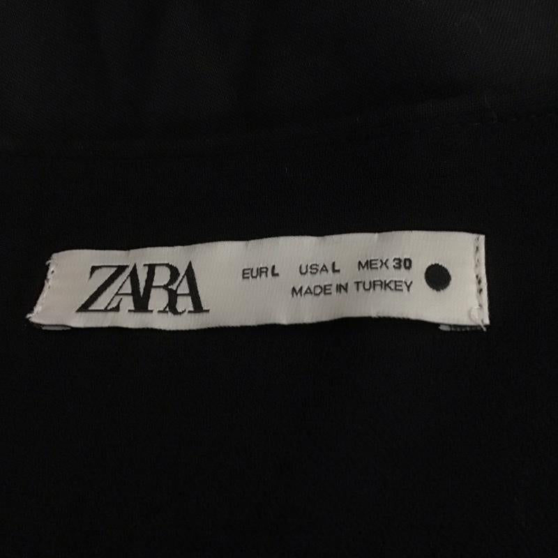 ザラ ZARA ワンピース ロングスカート L 無地 黒 / ブラック /  レディース USED 古着 中古 10107582