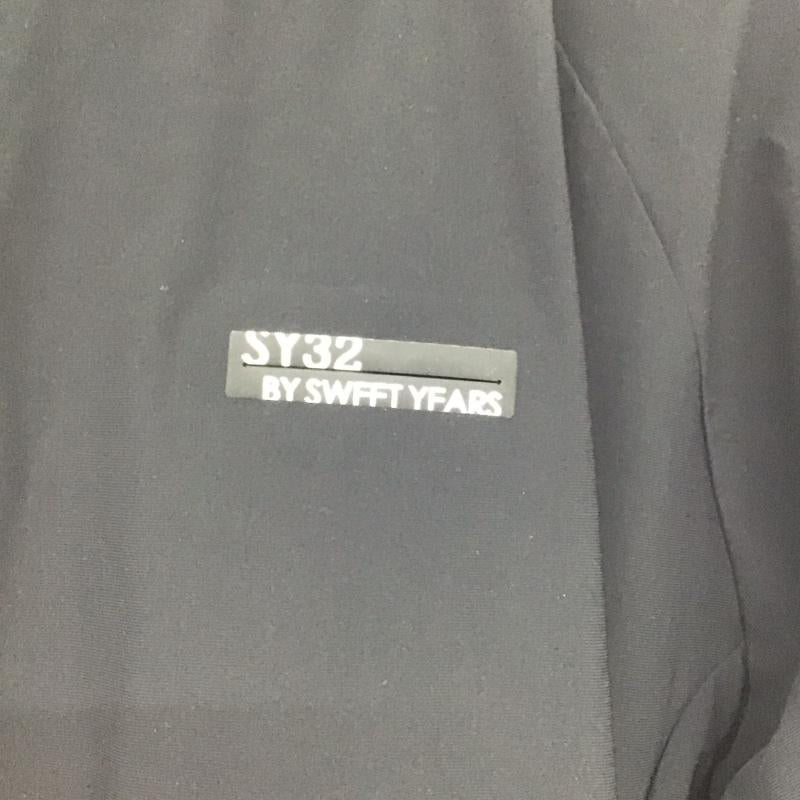 エスワイサーティトゥバイスィートイヤーズ SY32 by SWEET YEARS カットソー 長袖 長袖カットソー ゴルフウェア スポーツウェア XL ロゴ、文字 黒 / ブラック /  メンズ USED 古着 中古 10147256