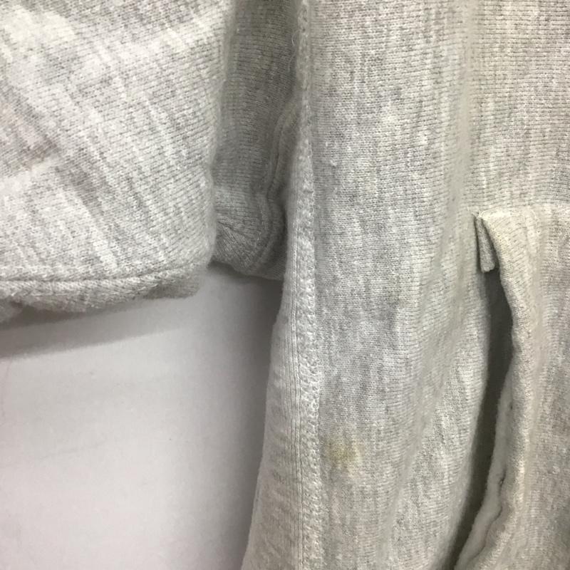 チャンピオン Campion パーカー 長袖 長袖パーカー プルオーバーパーカー スウェット 90s reverse weave リブライン usa製 M ロゴ、文字 灰 / グレー /  メンズ USED 古着 中古 10148557