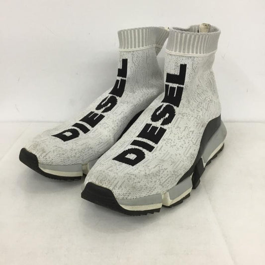 ディーゼル DIESEL スニーカー スニーカー S19-11-SB ソックススニーカー 27cm 27.0cm ロゴ、文字 灰 / グレー /  メンズ USED 古着 中古 10139065