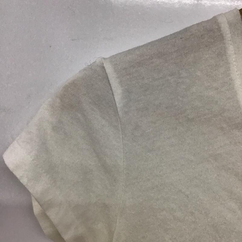 ポロラルフローレン POLO RALPH LAUREN Tシャツ 半袖 Vネック コットン XS ワンポイント 白 / ホワイト /  レディース USED 古着 中古 10146373