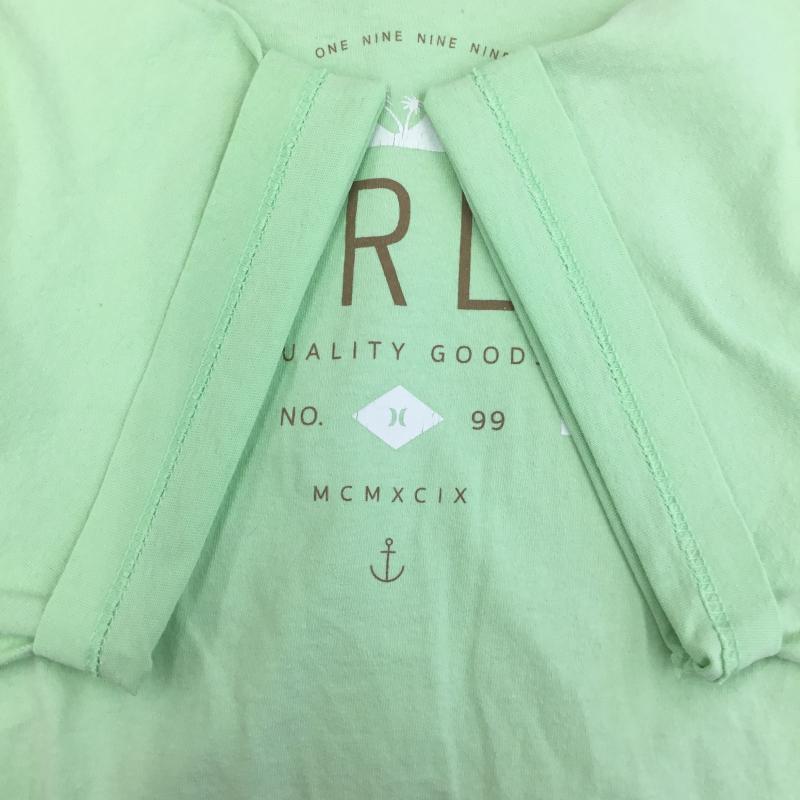 ハーレー Hurley Tシャツ 半袖 XL ロゴ、文字 黄緑 / イエローグリーン /  メンズ USED 古着 中古 10130852