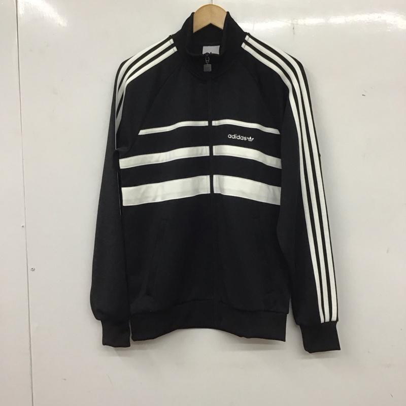 アディダス adidas ジャケット、上着 ジャケット、ブレザー JP1046 TheFirstトラックトップ ジップアップジャケット ジャージ S ロゴ、文字 白 / ホワイト / X 黒 / ブラック /  メンズ USED 古着 中古 10135851